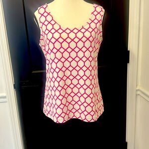 Chicos size one hot pink tank top, barely worn four-way stretch